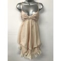 10 / 34 peaches and cream dress unusual hemline