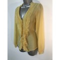12 / 36 Carducci yellow shirt stunning fabric.
