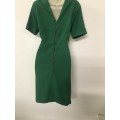 12 / 36 green triple seven vintage dress