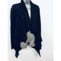 12/36 - 14/38 mohair black waterfall jersey made in ITALY