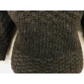 14 / 38 choc knit mohair wool blend lovely and soft to wear