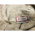 Max and Co cable jumper jersey suits 12 or 14 / 36- 38