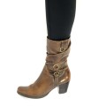Size 8 preloved genuine leather ankle boots