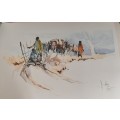 The Place of the Ox - Wallace Hulley - Lithograph