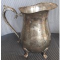 A sturdy Silver plated water jug