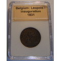 Belgium   Leopold I  Inauguration  21 July 1831