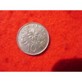Singapure  10 cents  1991