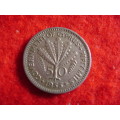 Cyprus 50 Mils 1955