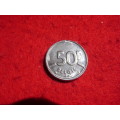 Belgium  50 Francs  1990 V
