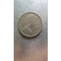 Rhodesia  25 Cents 1964