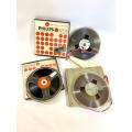 3 x Old Time Reel to Reel Magnetic Tapes (7 inch / 18cm)