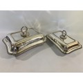 2 x Matching Silver Plated Tureens