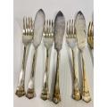 Vintage Silver Plated Cutlery Set (12 pcs)