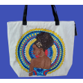 African Lady III Canvas Tote Bag