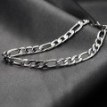 220x5mm Stainless Steel Chain link Bracelet