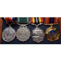 4 Bushwar Medals
