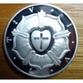 Full 1 Onz Silver Medal of Martin Luther 1000 pure silver