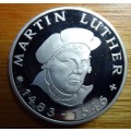 Full 1 Onz Silver Medal of Martin Luther 1000 pure silver