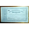Governments Noot 1901 Pretoria 10 Pound