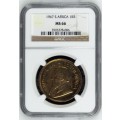 1967 1 Oz MS66 NGC Graded Krugerrand. 1st Year of Issue