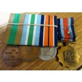 Set of 4 SADF Medals