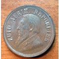 1898 A/Unc ZAR Penny