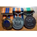 ## Trio of Bush War Medals Mounted  ## SADF