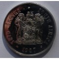 Unc 1987 South African Silver R1