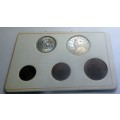 Unc 1968 UK Coins 1/2p - 10p