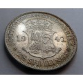 1942 South African Half Crown