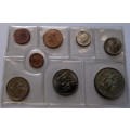 1973 Unc Set of South African Coins