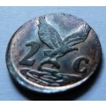 Unc 2c Error Coin Struck on 1c Blank
