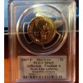 Jefferson Mint Error PCGS MS65 Dollar