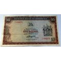 Rhodesian Five Dollar Bank Note