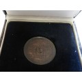 1988 South African Les Hugenote Proof Silver One Rand