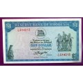 Unc 1979 Rhodesia $1 Banknote. Bird Watermark