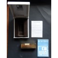 Win Gold Plated Gas Lighter in Original Case