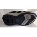 2 in 1 Wheelie Shoes Color Grey/Black. Fits 5 -7 year old Size 13