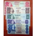 GPC de Kock Set R2 to R50 Banknotes (C)