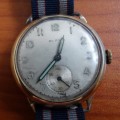 Buren Automatic Watch With 9ct gold Strap Guides. Spares or restoration