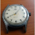 34 mm men's WWII period MARVIN automatic  wristwatch. Works. Restoration or Spares