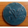 1790 VOC 1 Duit Netherlands East Indies  (Indonesia) Holland Mint