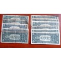 12 Various dates USA $1 notes