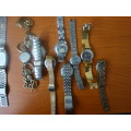 9 Women's Watches mostly quartz. One bid for all 9