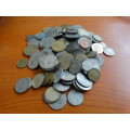 MIxture of over 1kg of world coins. no SA or Copper coins