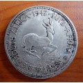 1947 South African Crown 5 Shielling