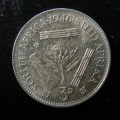 1946 Southern African Three Pence