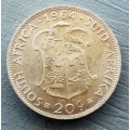 1964 South African Twenty Cent ( Mint State )