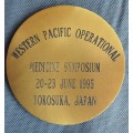 Medallion to LT Genl Knobel from Western Pacific Operations 8,5cm across
