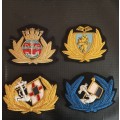 Merchant Navy Cap badges (3)